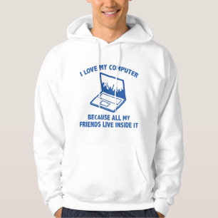 Ich habe den Arbeitsplatz Liebe Hoodie