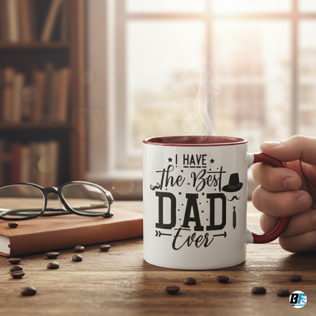 Ich habe den besten Vater aller Zeiten! Sonderakti Tasse (Von Creator hochgeladen)