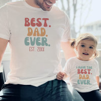 Ich habe den besten Vater je Vintagen Vater Kind