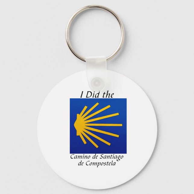 Ich habe den Camino de Santiago gemacht Schlüsselanhänger (Vorderseite)