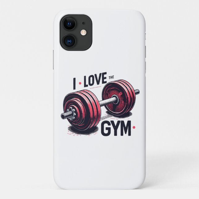 Ich habe den Fitnessraum Liebe Case-Mate iPhone Hülle (Rückseite)