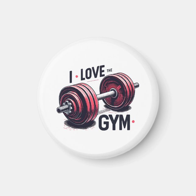 Ich habe den Fitnessraum Liebe Magnet (Vorne)