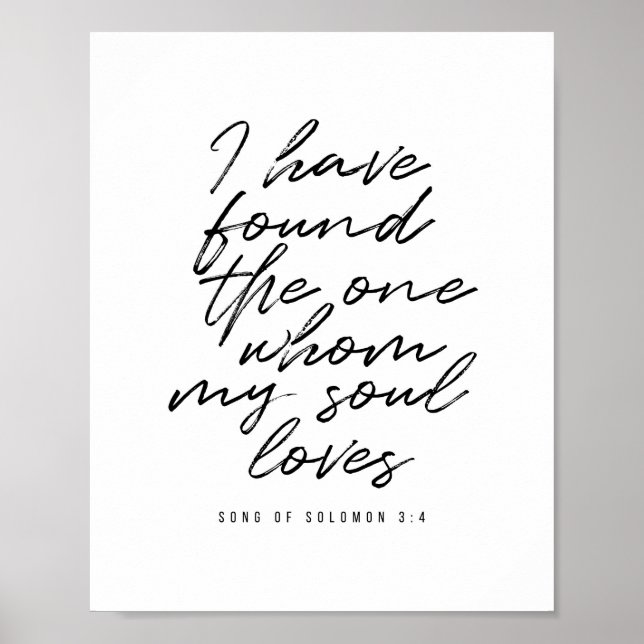 Ich habe den gefunden, den mein Soul Lieben hat. Poster (Vorne)
