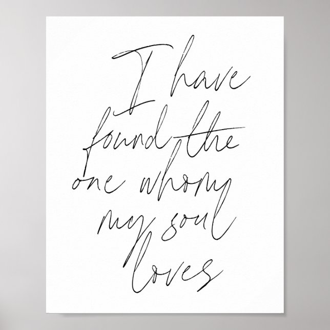 Ich habe den gefunden, den mein Soul Lieben Skript Poster (Vorne)