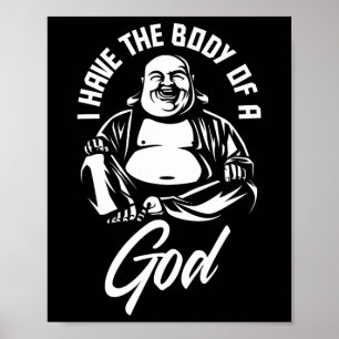 Ich habe den Geist eines Buddha-Fastens Typ und Poster