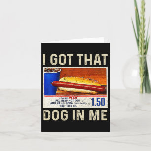 Ich Habe Den Hund In Mir Funny Hotdogs Combo 4. Ju Karte