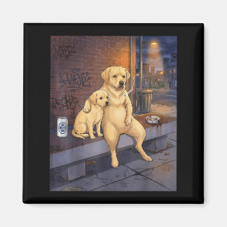 Ich Habe Den Hund In Mir Funny Labrador Retriever  Magnet
