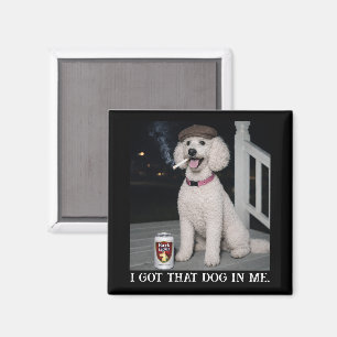 Ich Habe Den Hund In Mir, Lustige Poodle-Persönlic Magnet