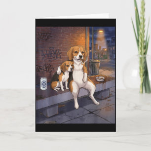 Ich Habe Den Hund In Mir Lustiger Beagle Trinkt Bi Karte