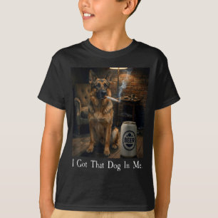Ich Habe Den Hund In Mir Lustiger Deutscher Schäfe T-Shirt