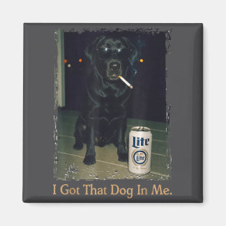 Ich Habe Den Hund In Mir Lustiges Schwarz Lab Labr Magnet