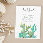 Ich habe den Kaktus des neuen Adressbuch-Hauses ve Postkarte<br><div class="desc">This design was created though digital art. It may be personalized in the area provide or customizing by choosing the click to customize further option and changing the name, initials or words. You may also change the text color and style or delete the text for an image only design. Kontakt...</div>
