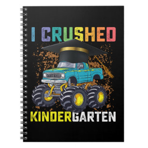 Ich habe den Kindergarten Monster Truck Abschluss  Notizblock