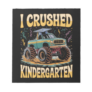 Ich habe den Kindergarten Monster-Truck-Abschluss Notizblock