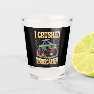 Ich habe den Kindergarten Monster Truck Abschluss Schnapsglas