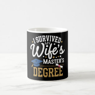 Ich habe den Masterabschluss meiner Frau überlebt Kaffeetasse