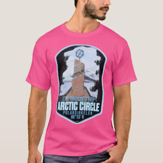 Ich habe den Polarkreis Polarsirkelen 0 überschrit T-Shirt