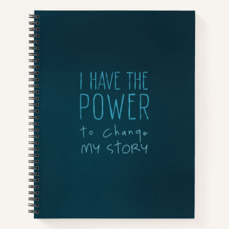 Ich habe den Power, meine Geschichte zu ändern — N Notizbuch