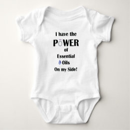 Ich habe den Power von ätherischen Ölen auf meiner Baby Strampler