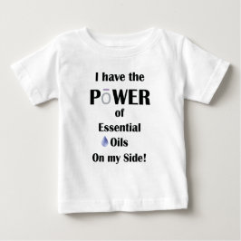 Ich habe den Power von ätherischen Ölen auf meiner Baby T-shirt
