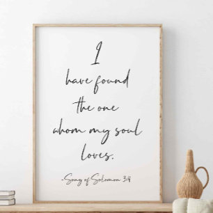 Ich habe den Solomon 3:4-Song gefunden Poster