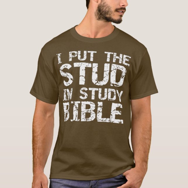 Ich habe den Stuhl in die Studentenbibel gestörtes T-Shirt (Vorderseite)