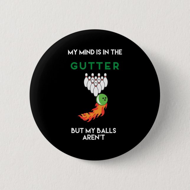 Ich habe den Verstand, dass der Bowling im totalen Button (Vorderseite)