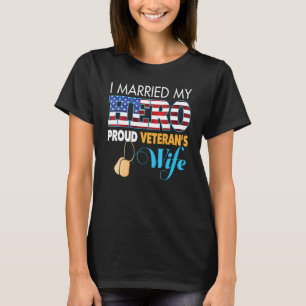 Ich habe den Veteranentag meines Helden Proud Vete T-Shirt