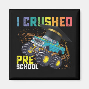 Ich habe den Vorschul-Monstertruck-Abschluss zerqu Magnet
