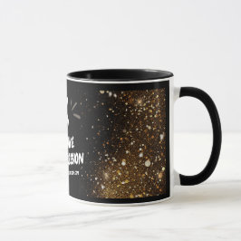 Ich habe Depression_ Glitzer und Spray Paint-Tasse Tasse