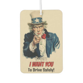Ich habe dich Gewollt | Spaß Uncle Sam Image Name  Autolufterfrischer