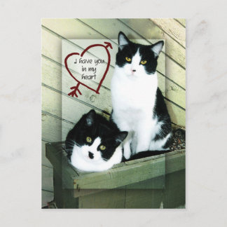 Ich habe dich im Herzen Postkarte