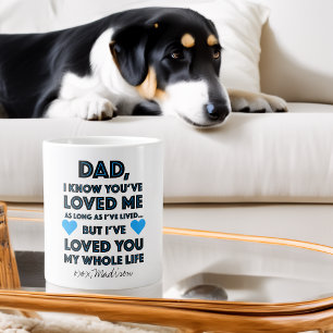 Ich habe dich mein ganzes Leben lang geliebt. Vate Jumbo-Tasse