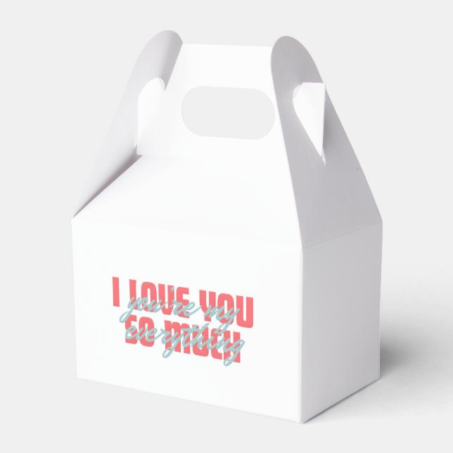Ich habe dich so sehr Liebe Geschenkschachtel (Vorderseite)