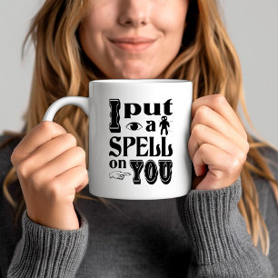ICH HABE DICH VERHEXT Lustiges Halloween Kaffeetasse