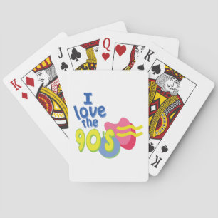 Ich habe die 90er Liebe Spielkarten