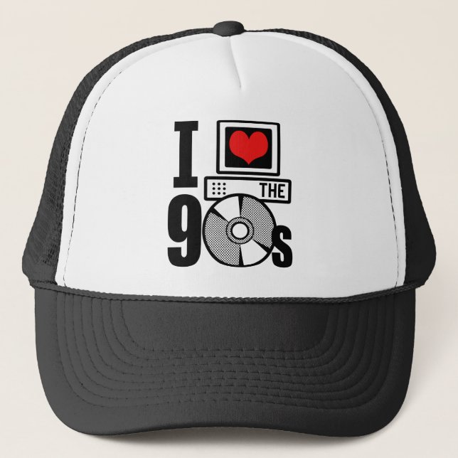 Ich habe die 90er Liebe Truckerkappe (Vorderseite)