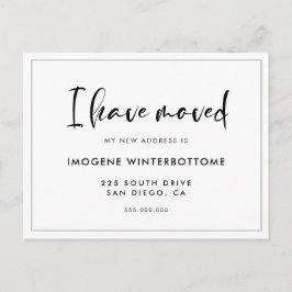 Ich habe die Ankündigung moderner trendiger Typogr