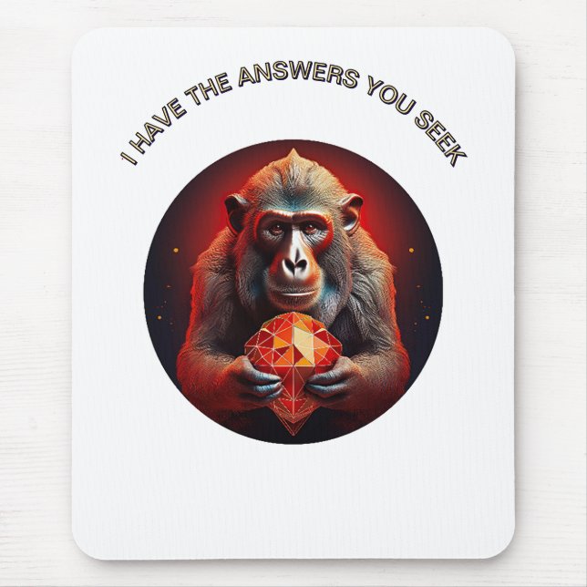 Ich habe die Antworten, die Sie suchen Mousepad (Vorne)
