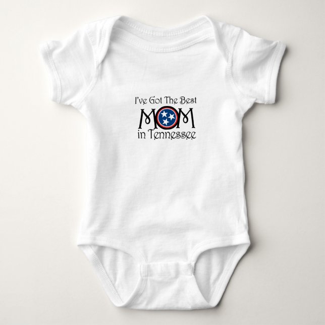Ich habe die beste Mama in Tennessee Got Baby Strampler (Vorderseite)