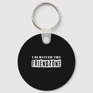 Ich habe die Friendzone überlebt - Valentinsgesche Schlüsselanhänger