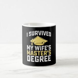 Ich habe die Graduierung zum Master-Abschluss mein Kaffeetasse