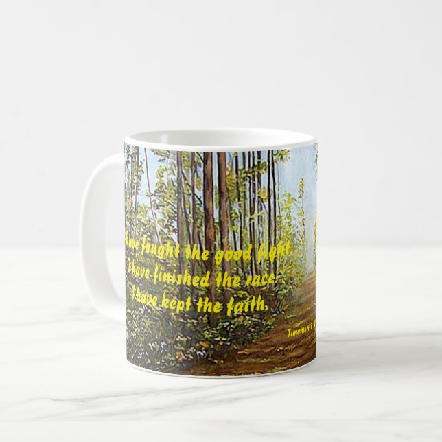 ICH HABE DIE GUTE KAMPFMOTIVIERUNG-TASSE BEKÄMPFT KAFFEETASSE (Vorderseite Links)