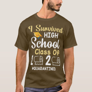 Ich habe die High School Klasse 2020 Toilettenpapi T-Shirt