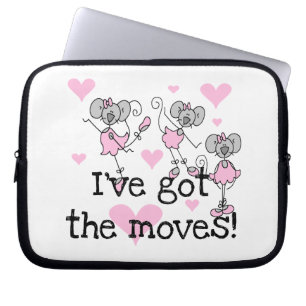 Ich habe die Moves Ballerina T-Shirts und Geschenk Laptopschutzhülle
