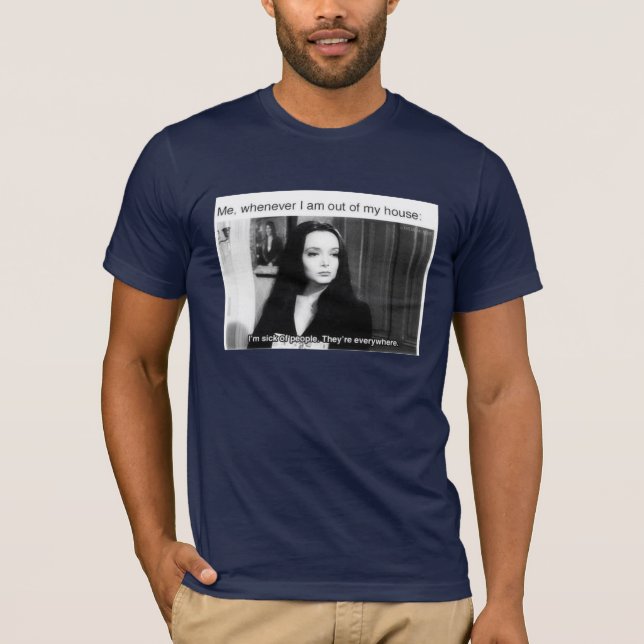 Ich habe die Nase voll von Leuten! T-Shirt (Vorderseite)