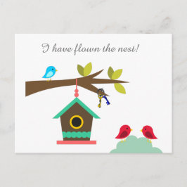 Ich habe die Nest-neue Ankündigung Postkarte