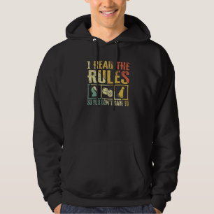 Ich habe die Regeln gelesen, damit du sie nicht le Hoodie