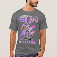 Ich habe die Sonne 8 mal, 8. Geburtstag Astronaut 