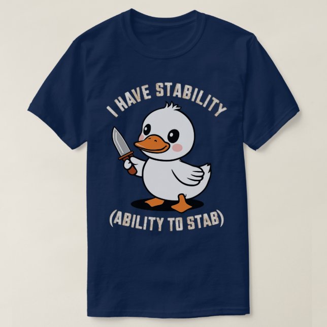 ich habe die Stabilität T-Shirt (Design vorne)
